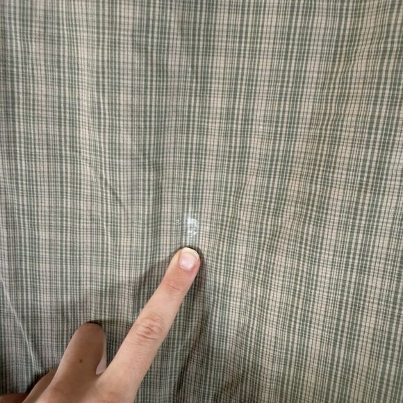 The North Face Shirt Men's XL Green Button Up Long Sleeve Pocket 100% Cotton - Picture 11 of 11